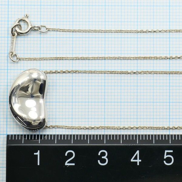 Tiffany & Co Bean Silver Necklace Total Weight Approx 8.0g Approx 41cm (16.14in)