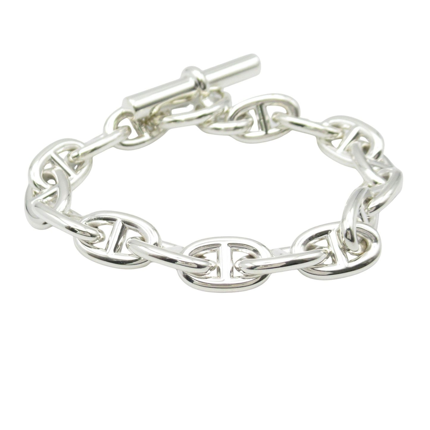 Hermes Bracelet Chaine D'Ancre Bracelet Mm 15 Pieces Silver 925 Chaine