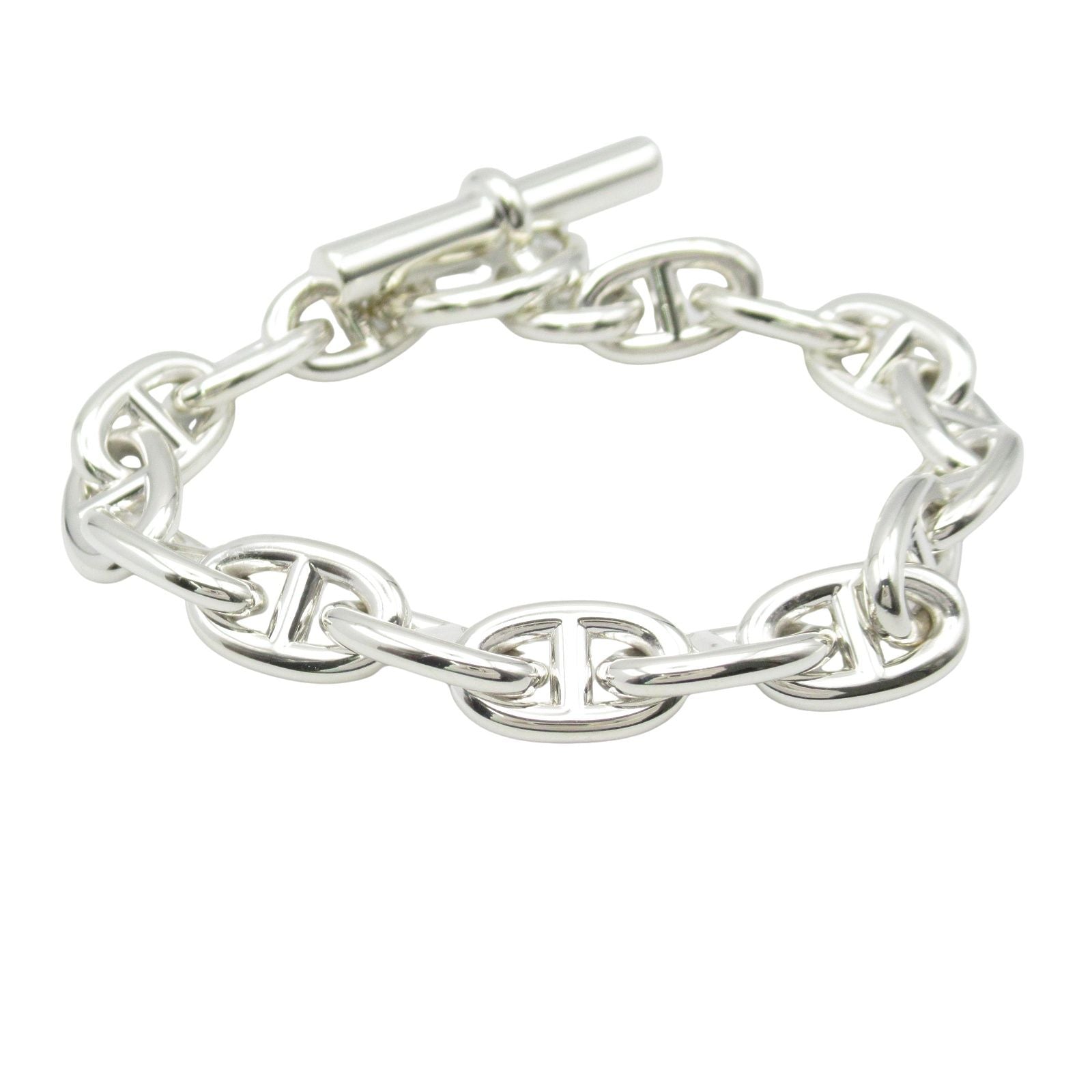 Hermes Bracelet Chaine D'Ancre Bracelet Mm 15 Pieces Silver 925 Chaine