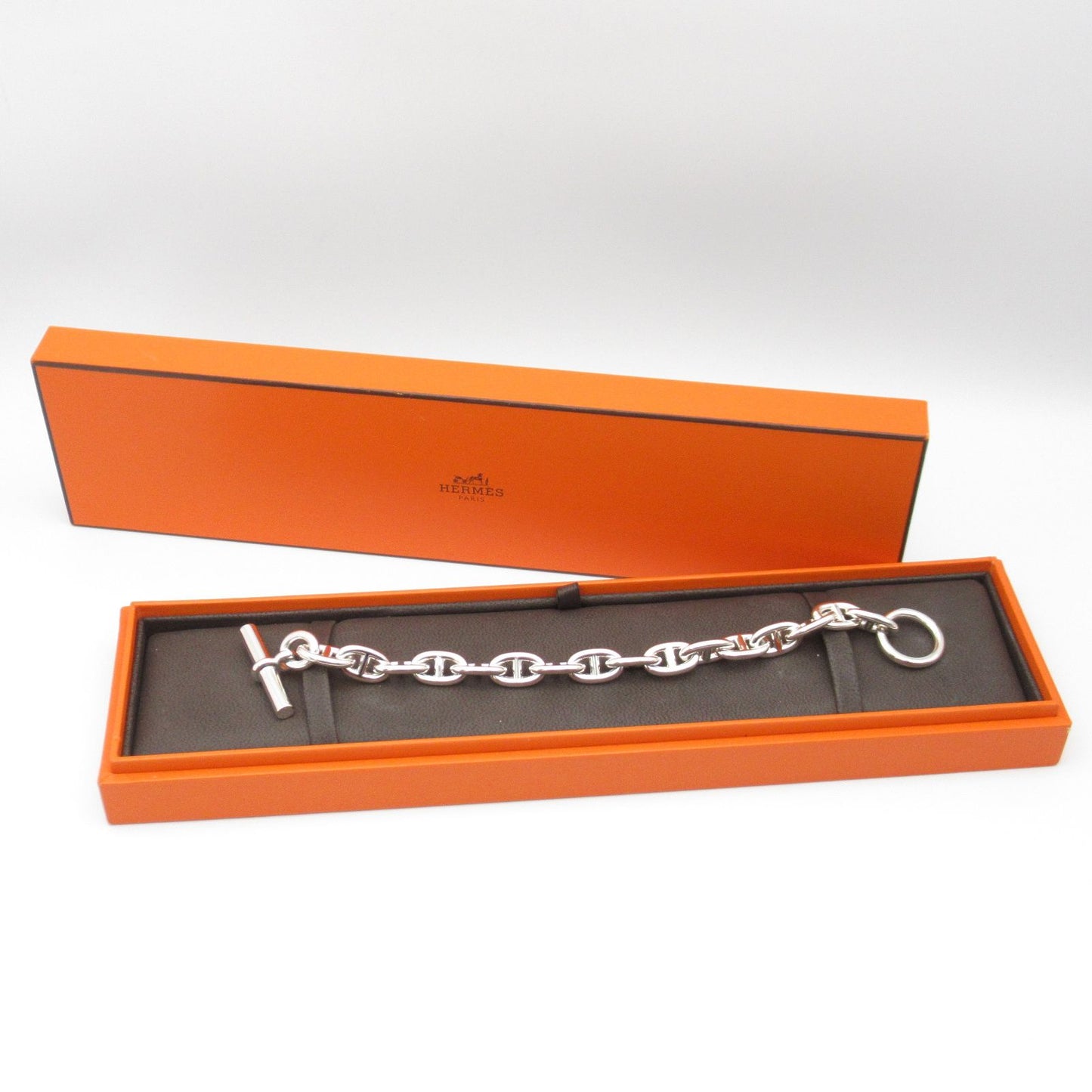 Hermes Bracelet Chaine D'Ancre Bracelet Mm 15 Pieces Silver 925 Chaine