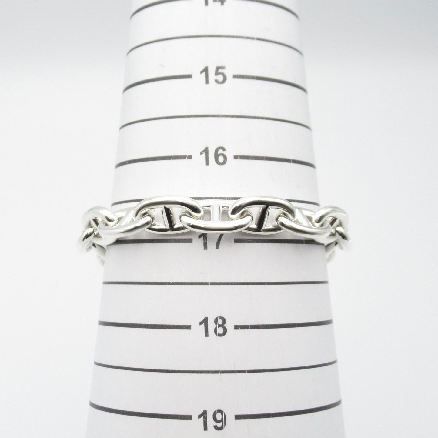 Hermes Bracelet Chaine D'Ancre Bracelet Mm 15 Pieces Silver 925 Chaine