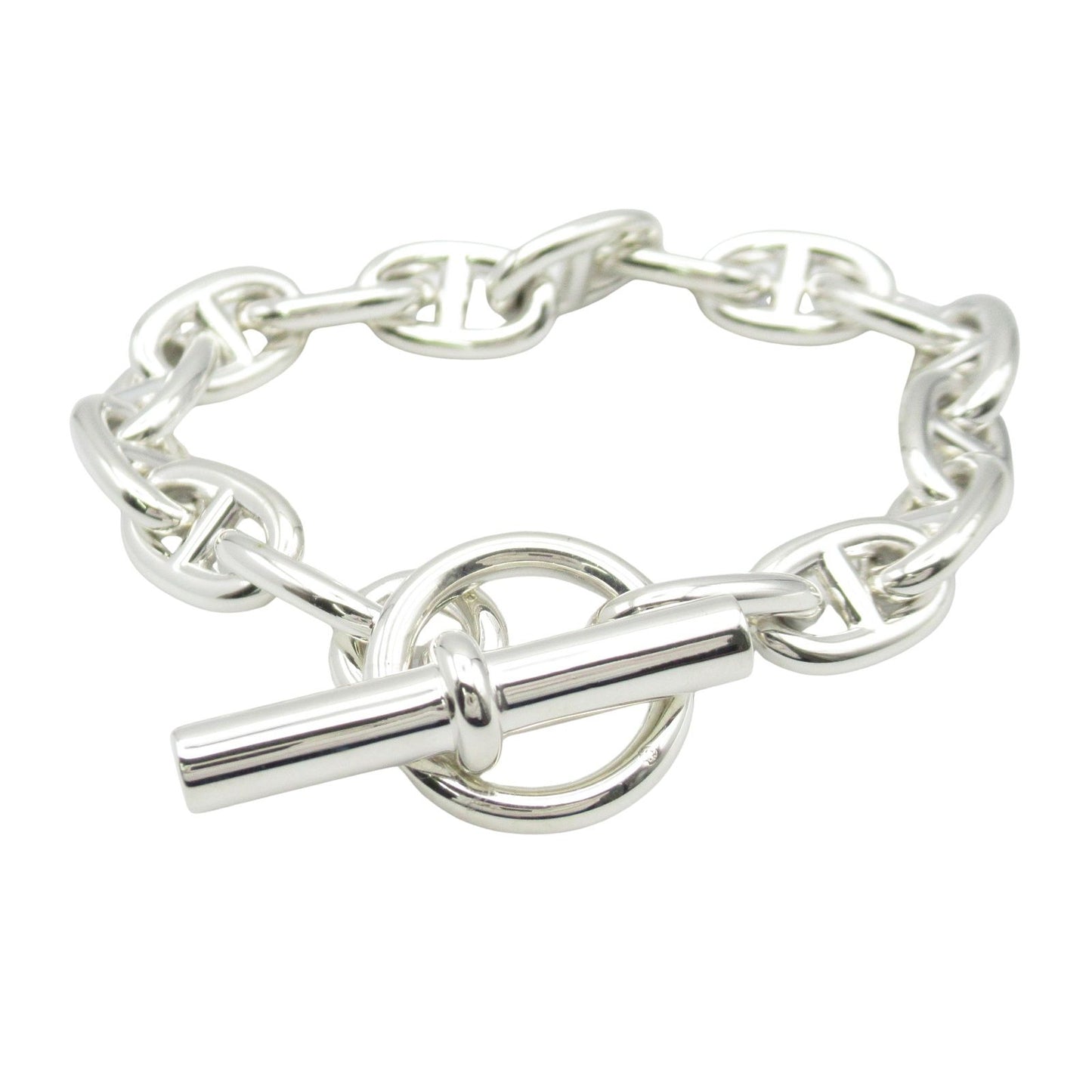 Hermes Bracelet Chaine D'Ancre Bracelet Mm 15 Pieces Silver 925 Chaine