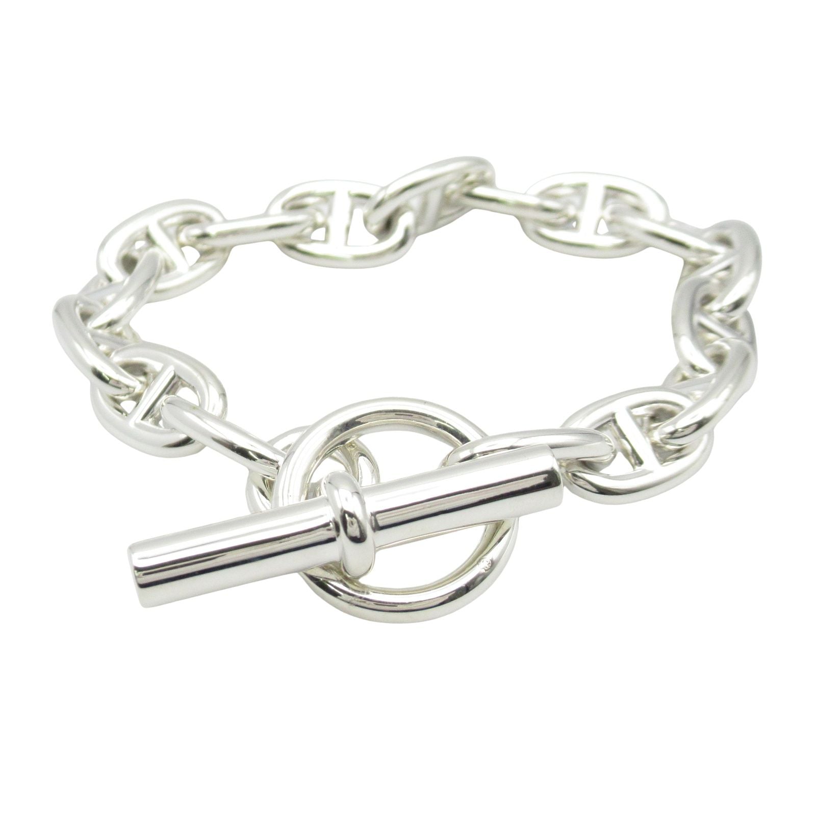 Hermes Bracelet Chaine D'Ancre Bracelet Mm 15 Pieces Silver 925 Chaine