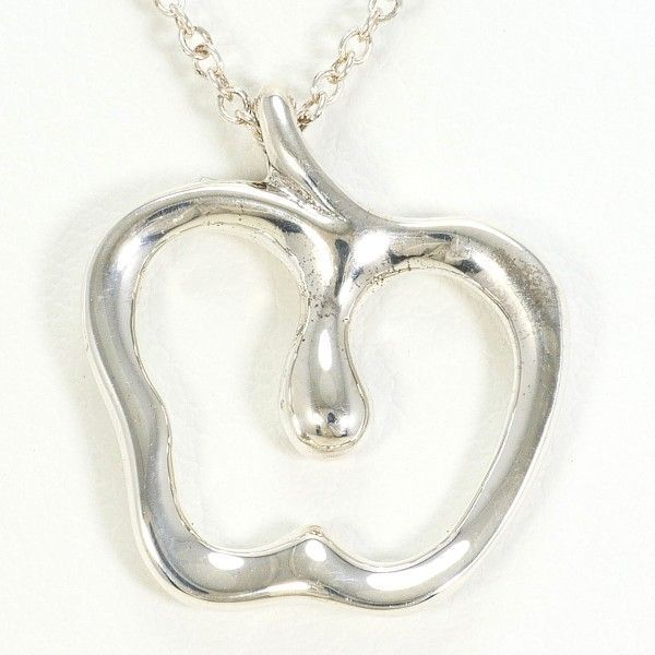 Tiffany & Co Apple Silver Necklace Total Weight Approx 2.6g Approx 40cm