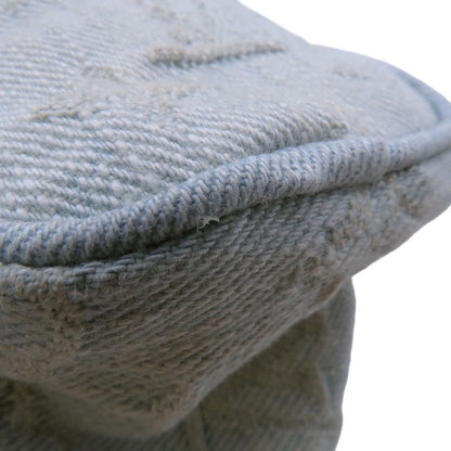 Louis Vuitton Handbag Monogram Denim Nano Speedy 2-Way Sky Blue