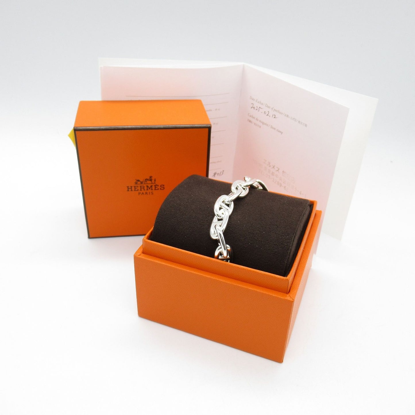 Hermes Bracelet Chaine D'Ancre Mm Bracelet 13 Frames H101994b Arm