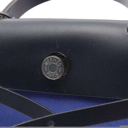 Hermes Handbag Herbag Her Bag Zip Pm H068675ckaq Blue Billiard/Blue