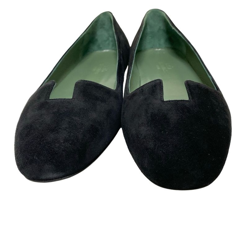 Hermes Flat Shoes 35 1 2 Women - Black