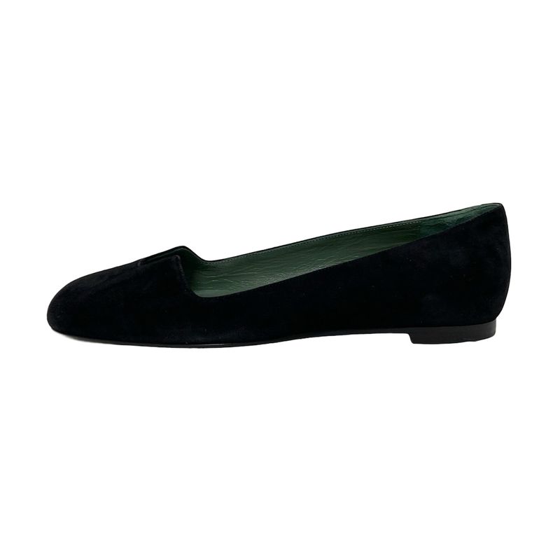 Hermes Flat Shoes 35 1 2 Women - Black