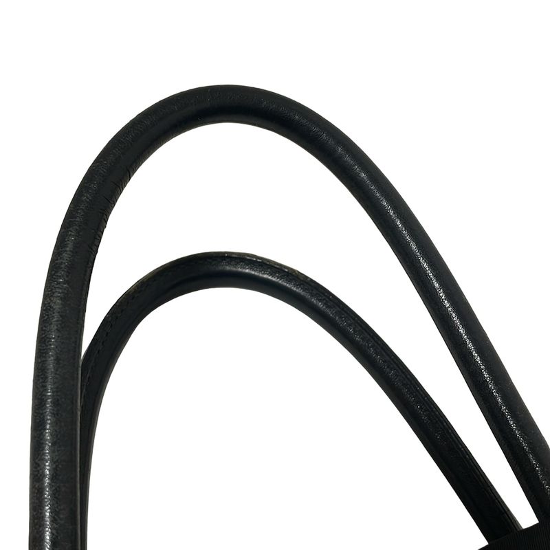 Prada Tote Bag - Bn1601 Black Ribbon Leather