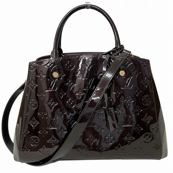 Louis Vuitton Vernis Montaigne MM M50168 Bag Handbag Shoulder Bag Ladies