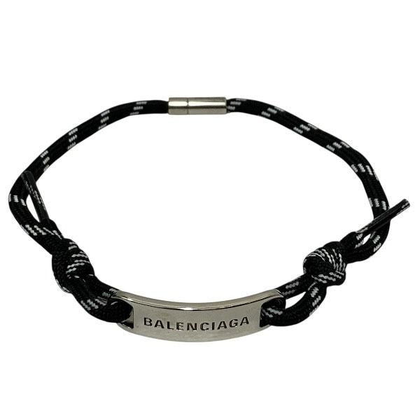 Balenciaga Logo Plate Choker Brand Accessories Necklace