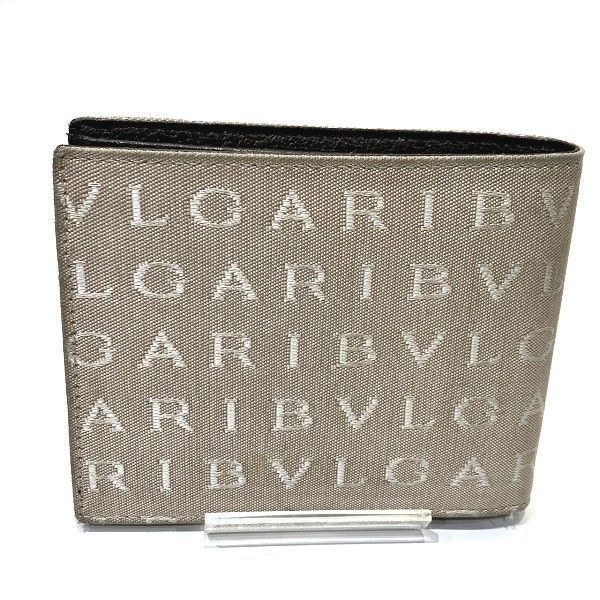 Bvlgari Logomania Billfold Bifold Wallet Unisex