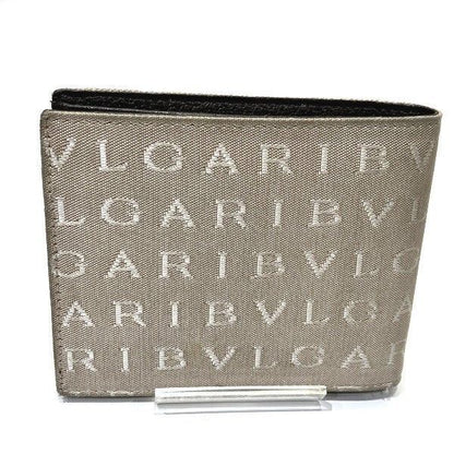 Bvlgari Logomania Billfold Bifold Wallet Unisex