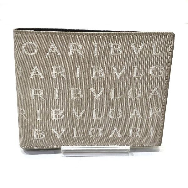 Bvlgari Logomania Billfold Bifold Wallet Unisex