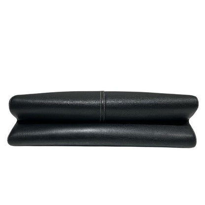 Dior Jeans Pocket Black All Leather Bag Handbag Ladies