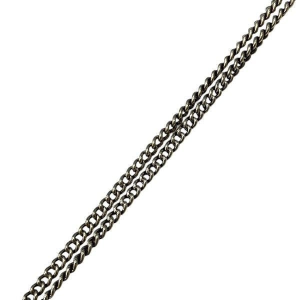 Chanel Gold Lame 07a Coco Mark Brand Accessories Necklace Ladies