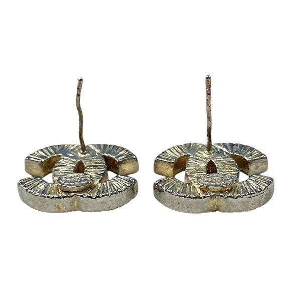 Chanel Gold X Yellow D13v Coco Mark Brand Accessories Earrings Ladies