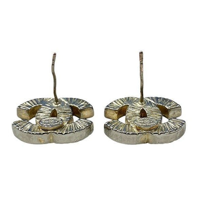 Chanel Gold X Yellow D13v Coco Mark Brand Accessories Earrings Ladies