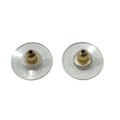 Chanel Matelasse Cocomark A17p Heart Triangle Gold Brand Accessories Earrings