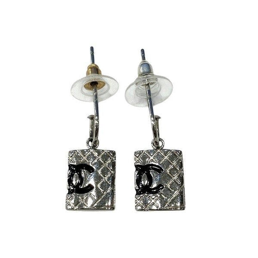 Chanel Silver 05c Coco Mark Cambon Brand Accessories Earrings Ladies