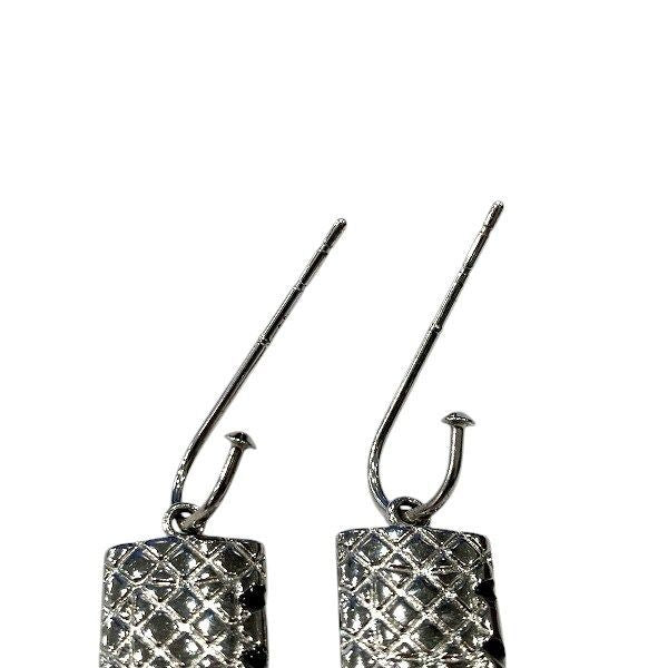 Chanel Silver 05c Coco Mark Cambon Brand Accessories Earrings Ladies