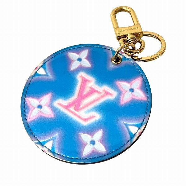 Louis Vuitton Vernis Porte Cles Illustre Monologum M46550 Key Holder Charm