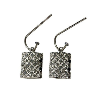 Chanel Silver 05c Coco Mark Cambon Brand Accessories Earrings Ladies