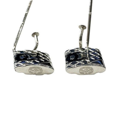 Chanel Silver 05c Coco Mark Cambon Brand Accessories Earrings Ladies