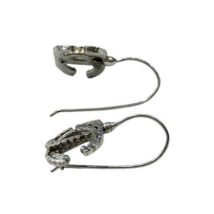 Chanel Silver 00a Coco Mark Brand Accessories Earrings Ladies