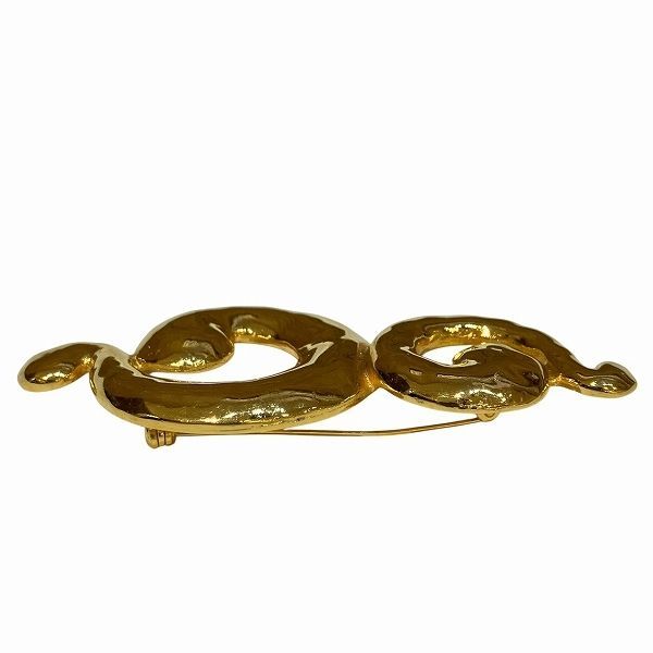 Yves Saint Laurent Gold Color Brand Accessories Brooch Women's