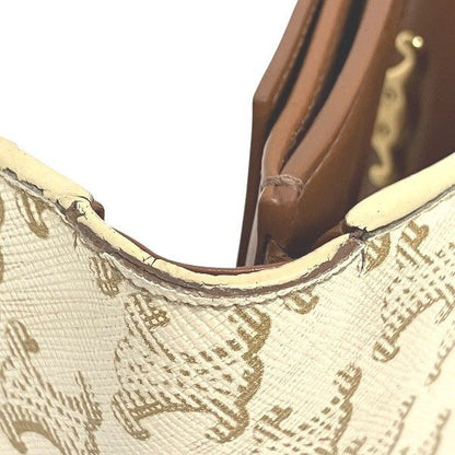 Celine Triomphe Small Flap Wallet White Trifold Wallet Women's