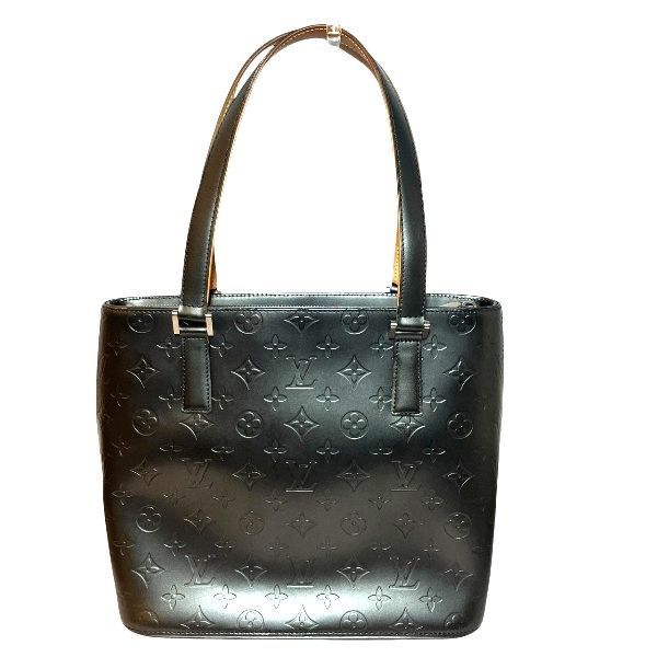 Louis Vuitton Monogram Matte Stockton M55112 Bag Handbag Ladies