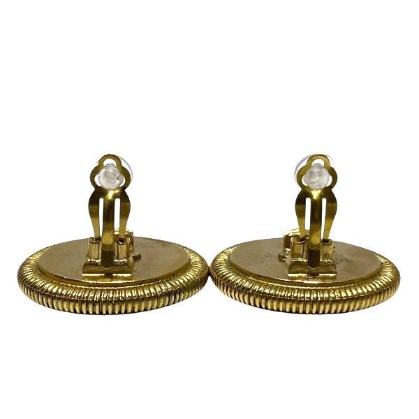 Chanel Cocomark 94p Shell Brand Accessories Earring Ladies