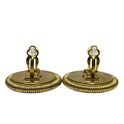 Chanel Cocomark 94p Shell Brand Accessories Earring Ladies