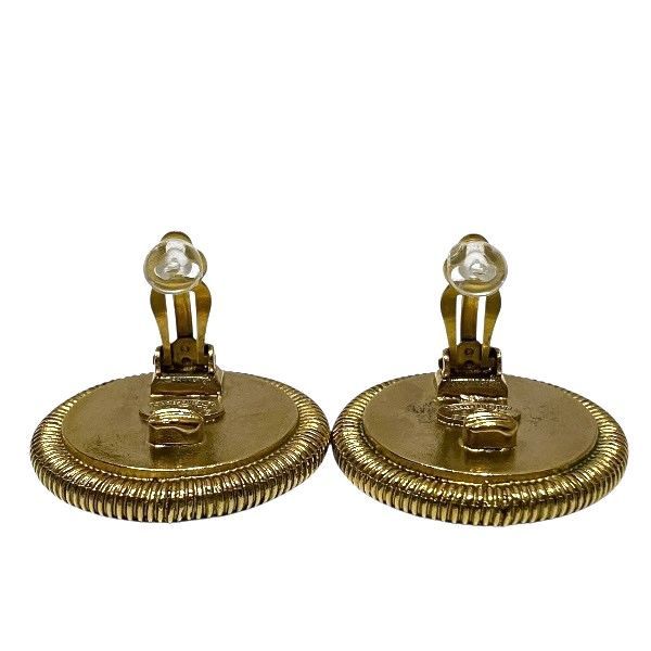Chanel Cocomark 94p Shell Brand Accessories Earring Ladies