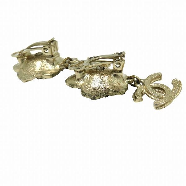 Chanel A18 C Coco Mark Fake Pearl Brand Accessories Earring Women's