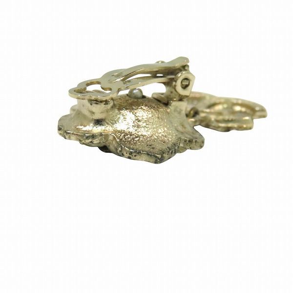 Chanel A18 C Coco Mark Fake Pearl Brand Accessories Earring Women's