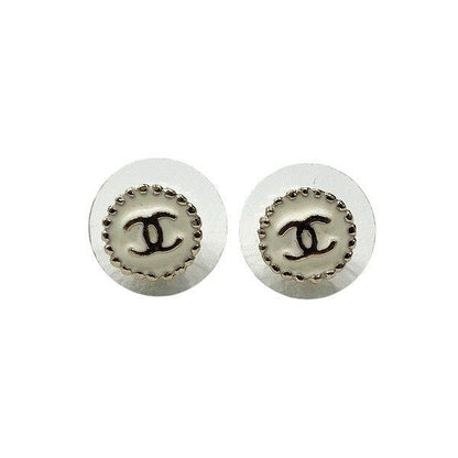 Chanel Gold B18c Coco Mark Brand Accessories Earrings Ladies