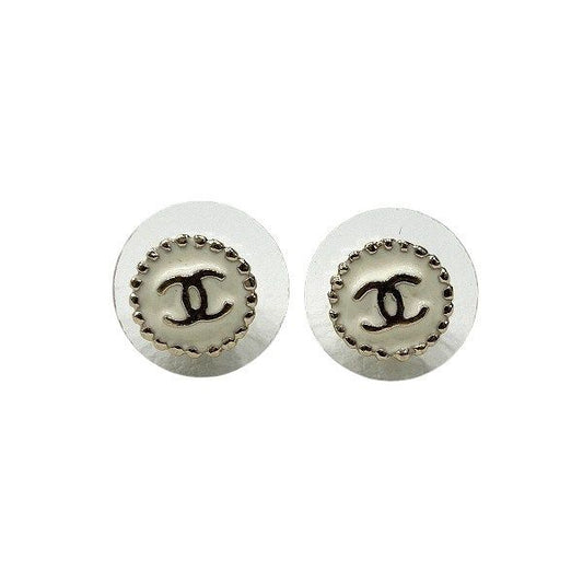 Chanel Gold B18c Coco Mark Brand Accessories Earrings Ladies