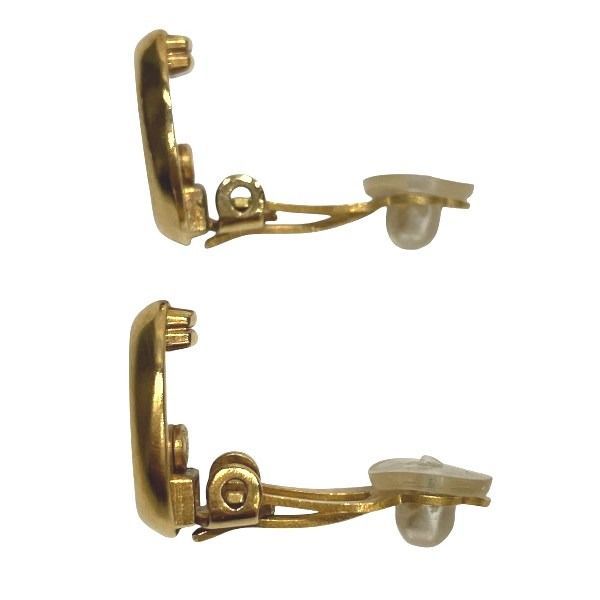 Chanel 99a Coco Mark Gold Brand Accessories Earring Women's