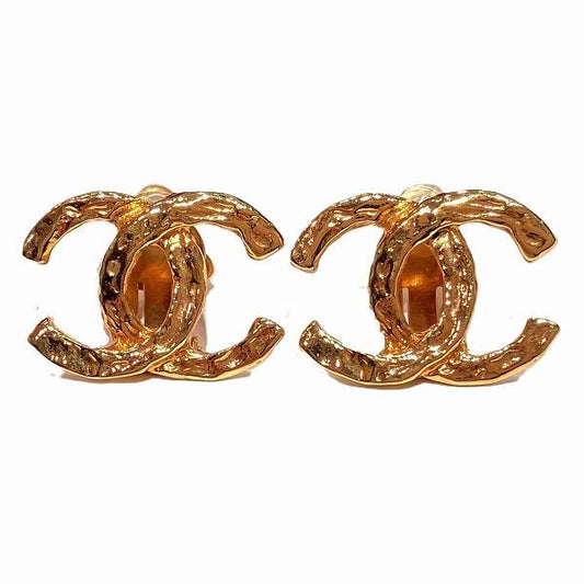 Chanel Vintage Cocomark Brand Accessories Earring Women's