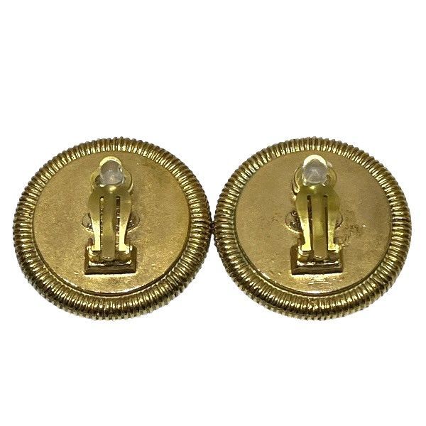 Chanel Cocomark 94p Shell Brand Accessories Earring Ladies