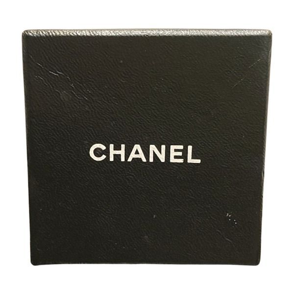 Chanel Cocomark 04p Clover Rhinestone Brand Accessories Earring Women's