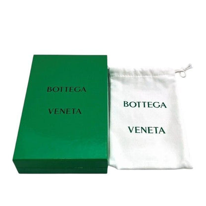 Bottega Veneta Intrecciato Heart Round Zipper Long Wallet Unisex