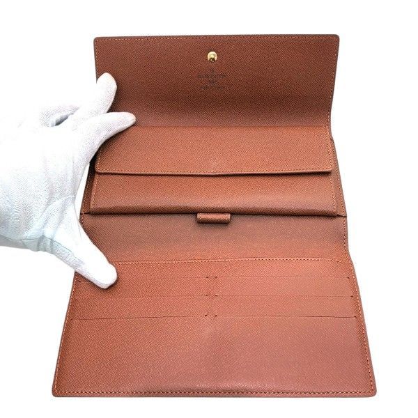 Louis Vuitton Monogram Porto Tresor International M61215 Long Wallet Trifold