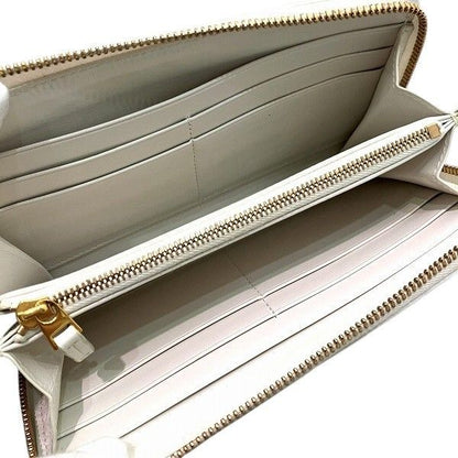 Bottega Veneta Intrecciato Heart Round Zipper Long Wallet Unisex