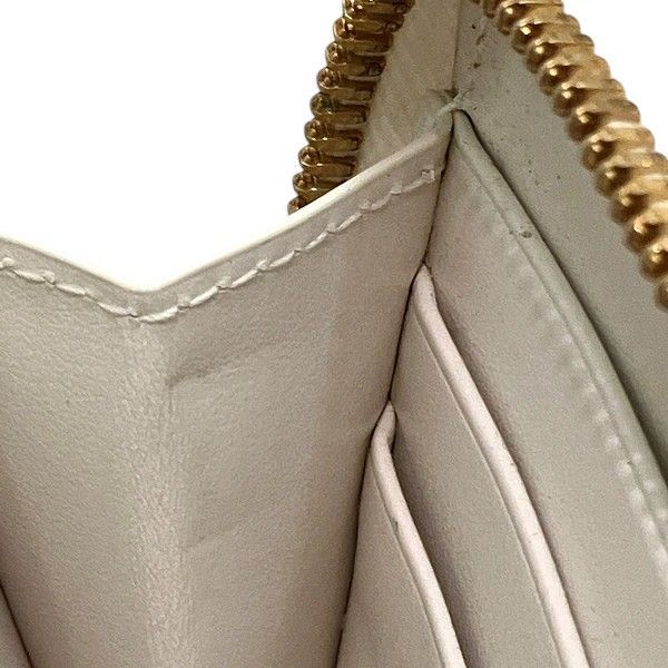 Bottega Veneta Intrecciato Heart Round Zipper Long Wallet Unisex