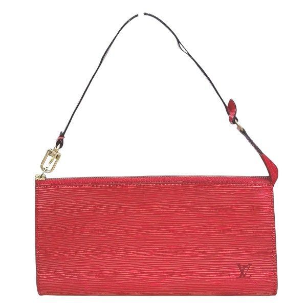 Louis Vuitton Epi Pochette Accessory Soir Castilian Red M52947 Bag Handbag