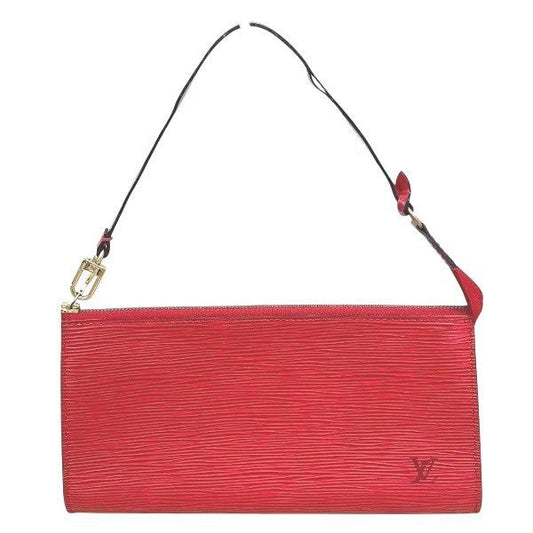 Louis Vuitton Epi Pochette Accessory Soir Castilian Red M52947 Bag Handbag